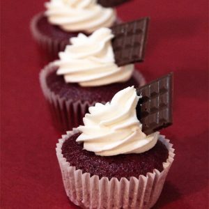 Rosy Red Velvet Cupcakes (Set of 12)
