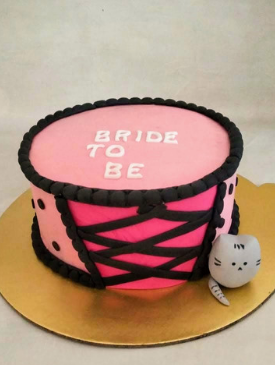 Bride to be Bachelorette Cake