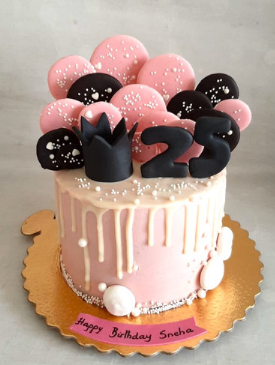 Birthday Cakes for Her 1 Pretty Pink Drip Cake