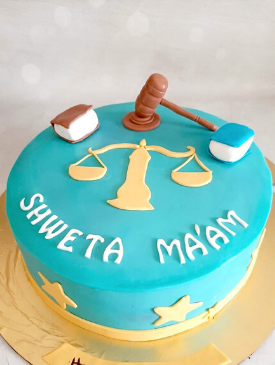 Lawyer Theme Cake