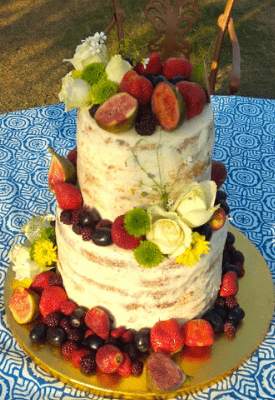 Wedding & Engagement Cakes 3 Two Tier Naked Wedding Cake