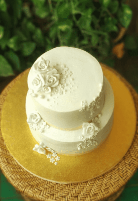 Wedding & Engagement Cakes 28 White Christian Wedding Cake