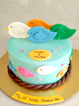 Little Birdie Birthday Cake