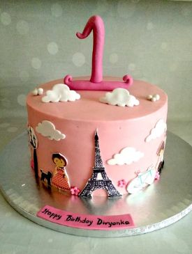 First Birthday Cakes for Girls 13 Parisian Theme 1st Birthday Cake